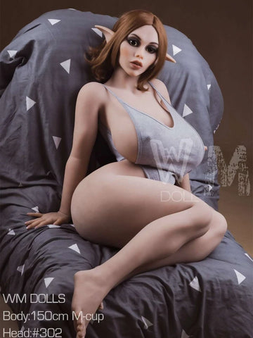 F313-150cm (4ft9)-42.5kg M-cup Big Ass Alien Anime TPE Sex Doll|WM Doll