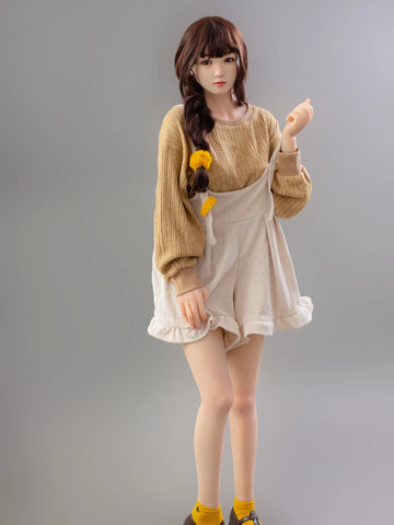 F4702-160cm(5.3ft)-34kg 2.0 B Cup Mini Asian Chinese Silicone Head Sex Doll｜Bezlya Doll