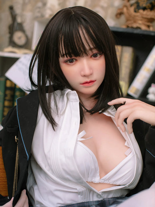 F4704-160cm(5.3ft)-34kg 2.1 B Cup Mini Asian Real Chinese Silicone Sex Doll｜Bezlya Doll