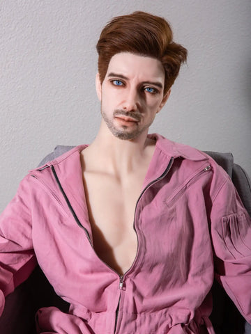 F4609-175cm/5ft9-58kg Femboy Full Size Silicone Head Sex With Male Sex Doll | Qita doll