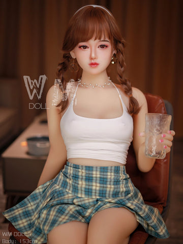 F4337-153cm(5.1ft)-32kg B Cup Realistic Cute Teen Asian TPE Sex Doll丨WM Doll