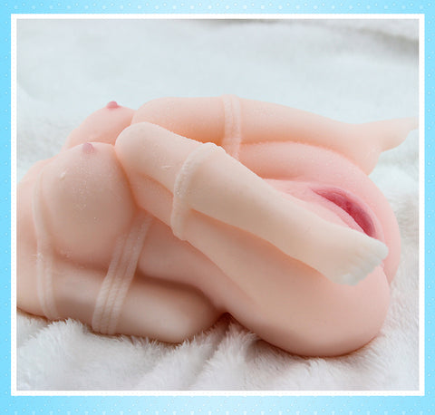 P245-1.59lbs Masturbator Toy For Men With Vibrating Fake Pussy Mini Sex Doll|QSX