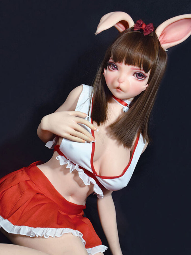 F1528-150cm/5ft-27.5kg Full Silicone Little Sexy Anime Hentai Sex Dolls | Elsa Babe