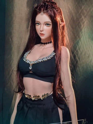 F548-Elsa Babe-150cm/5ft-27.5kg Sexy Mini Realistic Anime Asian Silicone Sex Dolls