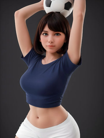 F4360-151cm(4ft11)-37kg F Cup Asian Silicone Head Mini Sex Doll | Aibei Doll