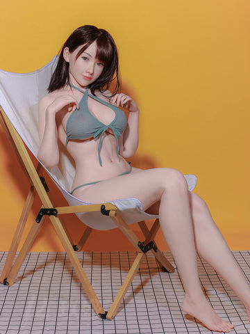 F4640—152cm/4ft11-30.6kg Eimi E Cup Full Silicone Chinese Sex Doll | Jiusheng Doll