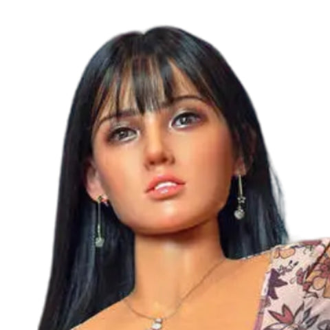 H915 Sex Doll Head-Silicone- Slim Girl丨Irontech Doll Head S1