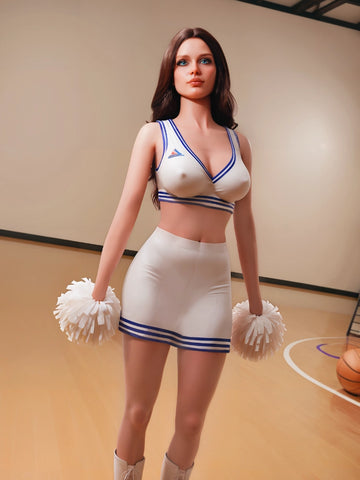 F4455-166cm(5f4)-41kg  H Cup Big Breast Caucasian Silicone Head Sex Doll | Aibei Doll