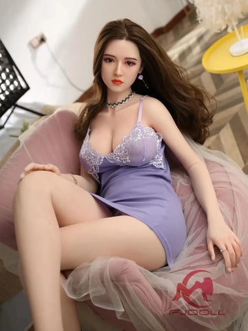 F3645-170cm-45kg Anna E cup Mature Curvy Beauty Silicone Sex Doll | FJ Doll