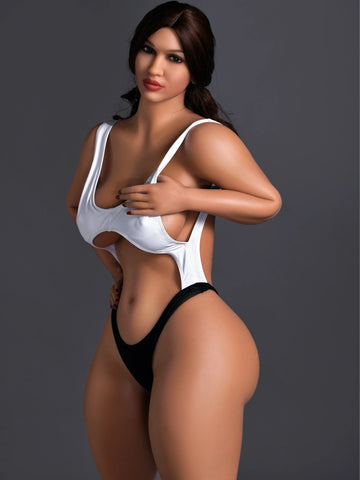 F159-156cm  E Cup LUNA Big Round Ass Curvy TPE Sex Doll | Irontech Doll