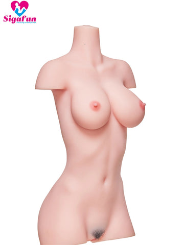 T66-(44lb)Luxury TPE Torso Doll with Large Breasts M16 connector