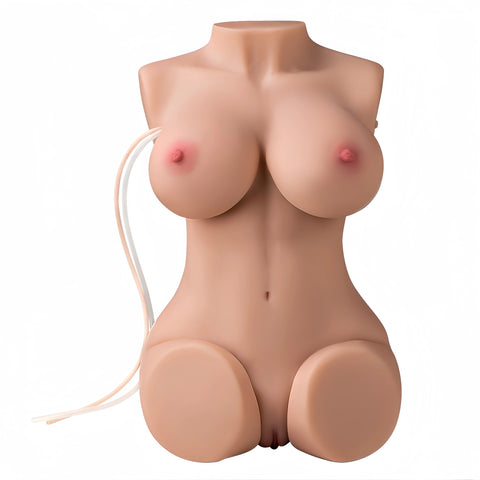 T661-(13.2lb/13.6inch)Mini Sex Doll Torso | Vibrating & Sucking