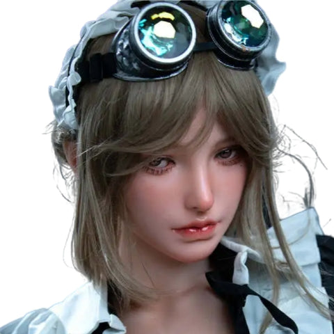 H815 Sex Doll Head-Silicone-the elegance of the Victorian era 【Irontech Doll Head】