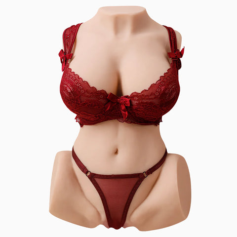 T588- (16.09lb）Realistic BBW Big Boobs Torso Sex Doll Male Masturbator Adult Toy