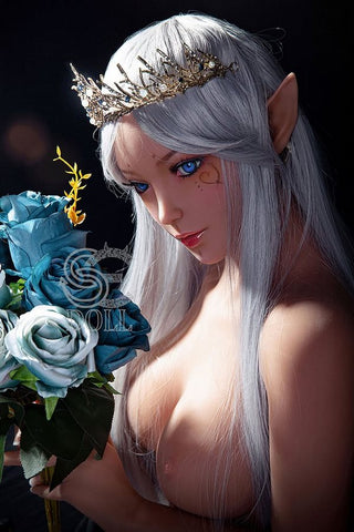 F852—150cm/4ft9-27kg Amanda E Cup Fansty Dark TPE Elf Anime Sex Doll | SE Doll