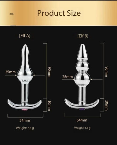 D038- Bead Metal Anal Plug  Sex Toys For Women Shemale cheap sex toys