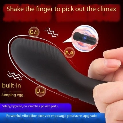 D041- G-spot buckle vibrates and teases, sexy finger cots for women shemale&Trans people cheap sex toys