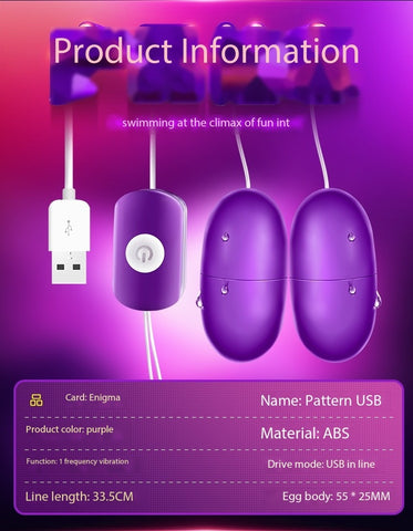 D046- fancy double vibrator usb for women shemale&Trans people