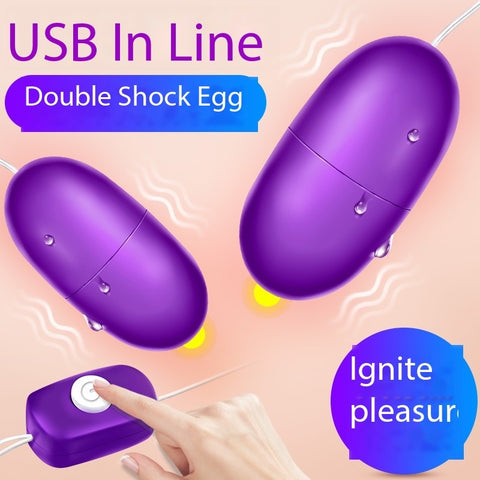 D046- fancy double vibrator usb for women shemale&Trans people