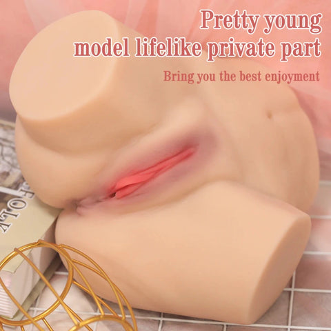 P570 (5.9lb) Fake pussy and Butt Cheap Mini Sex Doll Torso Adult Toy Male Masturbator