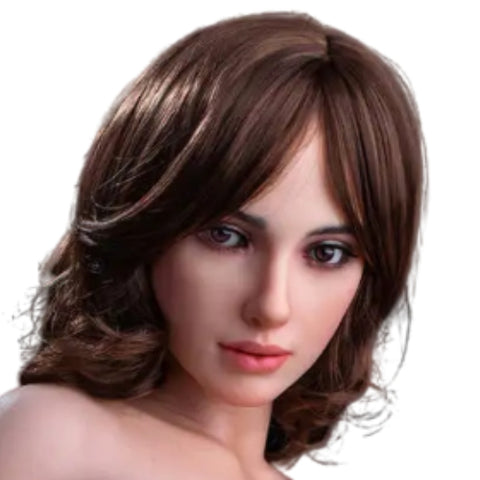 H807 Sex Doll Head-Silicone-  seductive cowgirl looks 【Irontech Doll Head】