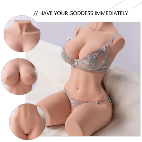 T506（42.3lb|70cm)Luxury Lifesize Love Doll Torso|Reduce Weight Version