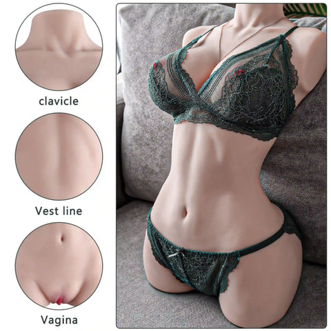 T514 (21.07lb) TPR Luxury Lifelike Sex Doll Torso For Man