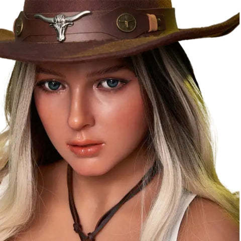 H971 Sex Doll Head-Cowgirl【Irontech Doll Head】