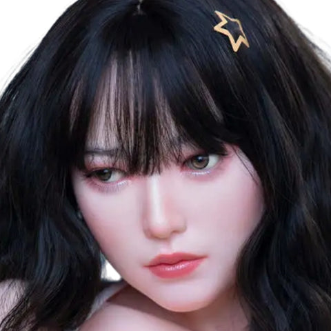 H934 Sex Doll Head-Silicone- Flirtting Korea Girl【Irontech Doll Head】