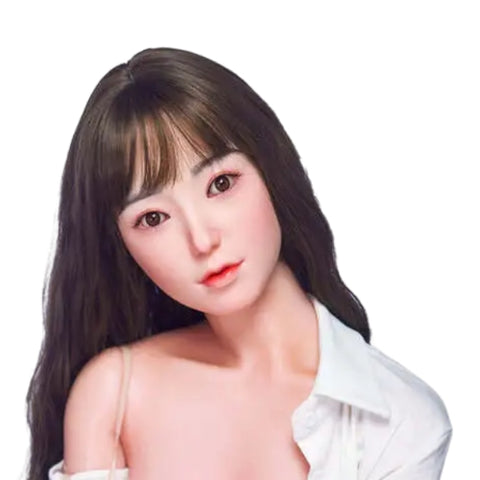 H936 Sex Doll Head-Silicone- Cute Glasses【Irontech Doll Head】