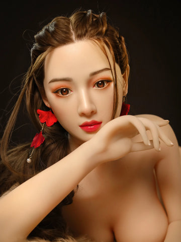 F4638-158cm/5ft2-33kg D Cup Lifelike Silicone Head Chinese Cheap AI Sex Doll | SY Doll