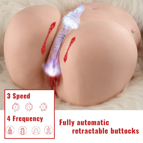 P572 (11.68lb) Huge Ass Sex Doll Torso Adult Robot Toy Male Masturbator