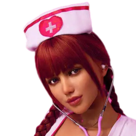 H776 Sex Doll Head-Silicone- Lovely nurse【Irontech Doll Head】