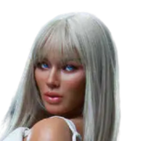 H820 Sex Doll Head-Silicone-  a sleek look【Irontech Doll Head】