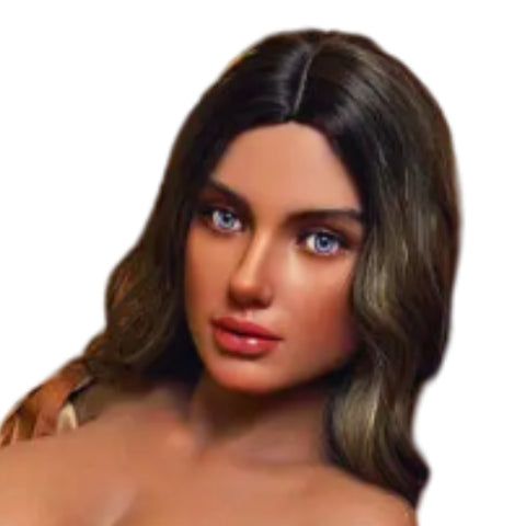 H806 Sex Doll Head-Silicone-  a Colombian-style young woman【Irontech Doll Head】