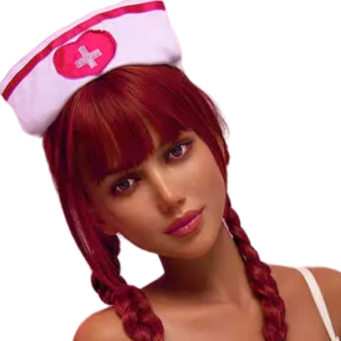 H776 Sex Doll Head-Silicone- Lovely nurse【Irontech Doll Head】