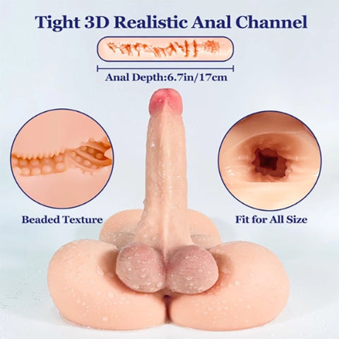 T261-5.73lb 3D Huge Penis Cheap Male Sex Dolls For Women Torso Dildo Adult Toys for Female Masturbation|QSX