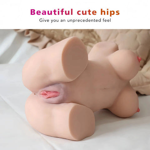 T577(9.45lb)  Lightweight Life-Size BBW Sex Doll Torso