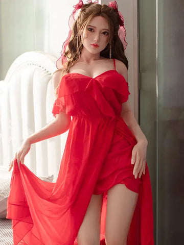 F5105-150cm/4ft9 D Cup Karen Asian Sexy Silicone Sex Doll｜JX Doll