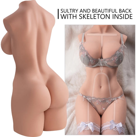 T506（42.3lb|70cm)Luxury Lifesize Love Doll Torso|Reduce Weight Version