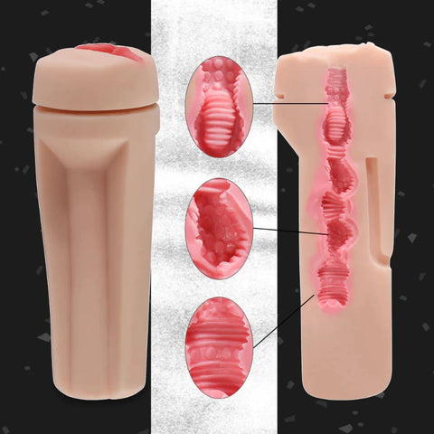 P904- Hands-Free Vibrating Male Masturbator/Fleshligt