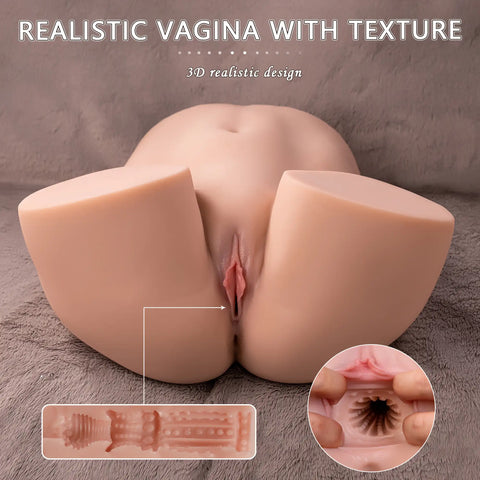 A17-(25.57lb)  Sucking & Vibration Butt Robot Sex Doll Big Ass Mastubator