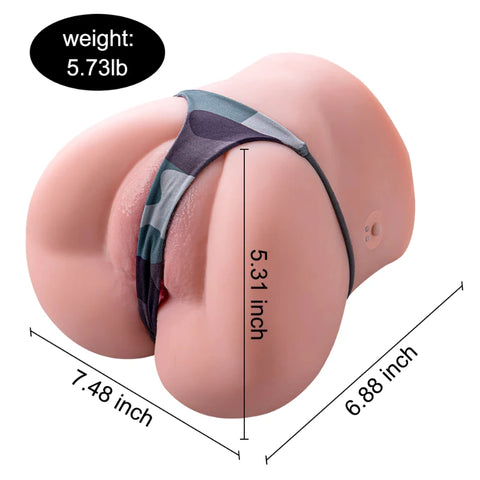 P47- Vibrating Ass Torso Sex Doll Male Masturbators Pocket Pussy Toy