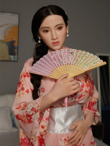 F3669—165cm/5ft4(34kg) Norma F Cup Silicone Japanese Kimono Breasts Sexy Curves Sex Doll | CST Doll