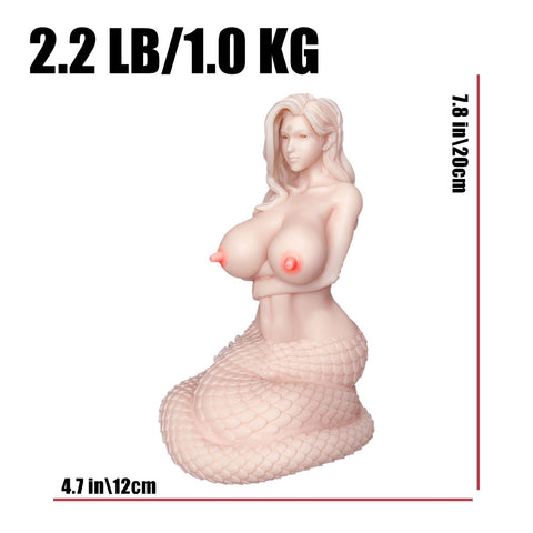 P71-2.2lb Joe Snake Girl One Channels Fake Pussy Anime Mini Hentai Sex Toy | MRL