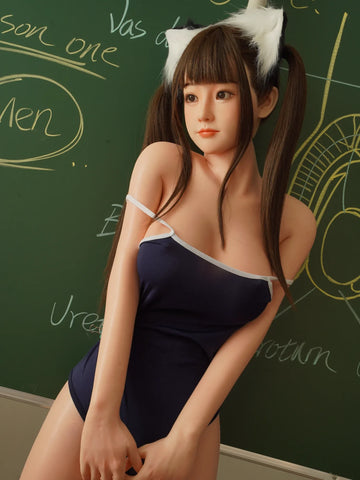 F3646-158cm/5ft2(31kg) C cup Medium Breast Realistic Teen Chinese Silicone Sex Doll | FJ Doll