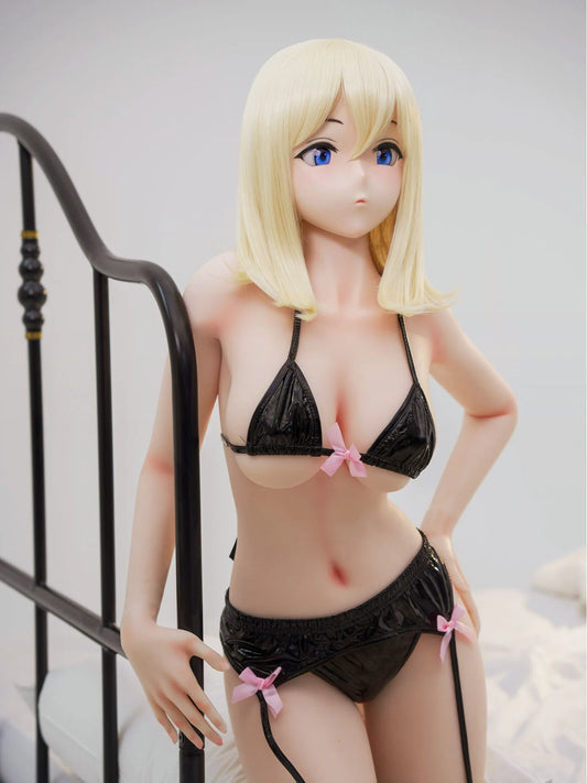 F4515-150cm(4ft9)-25kg ShioriA F Cup Silicone HHS Animes Mini Hentai Sex Doll | IROKEBIJIN Doll