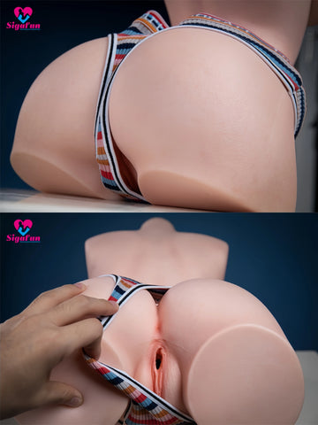 T63-(20.7lb)Lightweight Luxury Tiny Silicone Sex Doll Torso|Gel Breasts【Sigafun Doll】