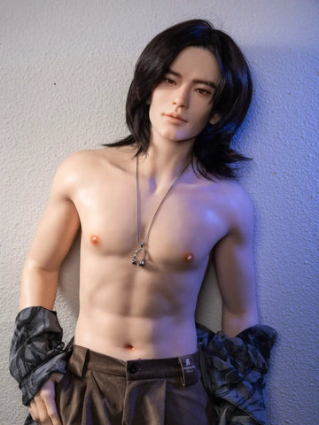 F4614-177cm/5ft10-55kg Femboy Full Size Sex With Silicone Male Sex Doll | Qita doll