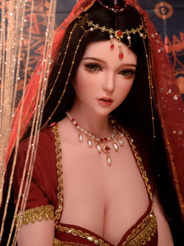 F548-Elsa Babe-150cm/5ft-27.5kg Sexy Mini Realistic Anime Asian Silicone Sex Dolls